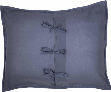 Harbour Navy Standard Sham 21x27 VHC Brands - The Fox Decor